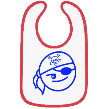 Discover Funny Pirate Face Head Cute Headscarf Cap Toddler Bibs