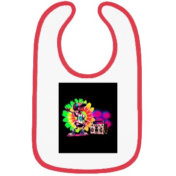 Discover An ant that loves hip hop Bibs