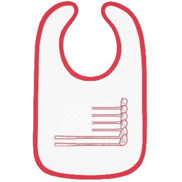 Discover American Flag Golf Bibs