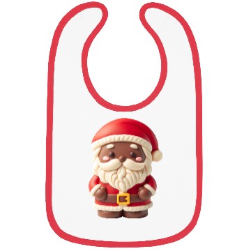 Discover Santa Claus Christmas Chocolate ChocoClaus Bibs