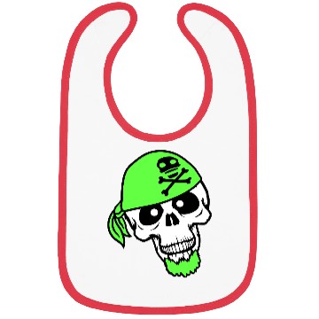Discover Pirate Hat Skull Skeleton Halloween Head Scarf Fun Bibs