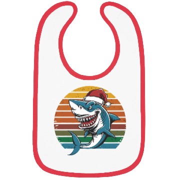 Discover Christmas Shark Bibs