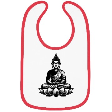 Discover Resting Buddha Concentration Yoga Meditation Bibs