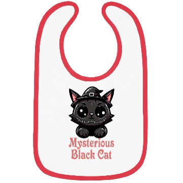 Discover Black Cat Charm and Mystique Bibs