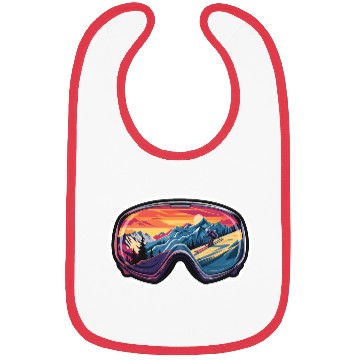 Discover Skiing Winter fun Ski Goggles for a Skiers Bibs