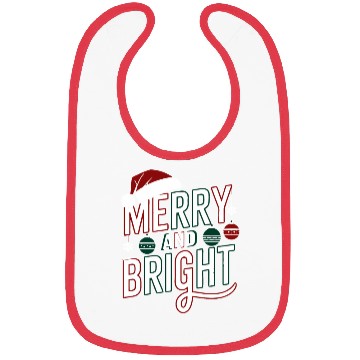 Discover Bright and Merry Holiday Cheer Bibs