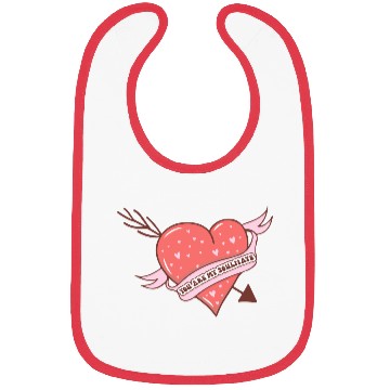 Discover Valentines Day, Valentine Retro Bibs