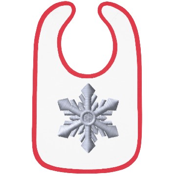 Discover Snowflake embroidered Bibs