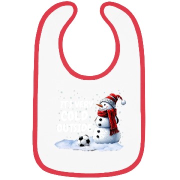 Discover HAPPY SNOWMAN PLAYS FOOTBALL Bibs