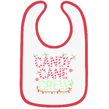 Discover Candy Cane Crew Funny Christmas Candy Cane Lover Bibs