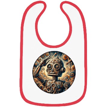 Discover Robot, Boy, Child, Salute, Science Bibs