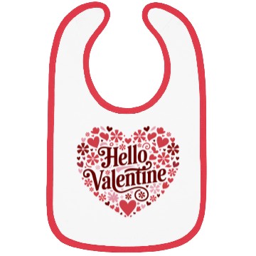 Discover Hello Valentine Sublimation Bibs