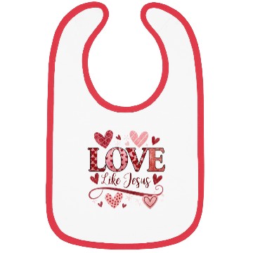 Discover Valentines Day, Valentine Retro Bibs