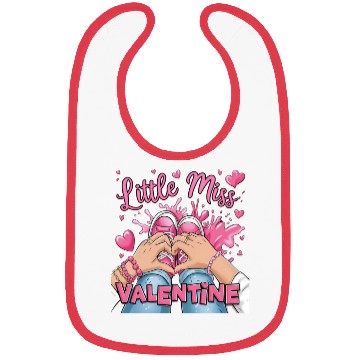 Discover Little miss Valentine Bibs
