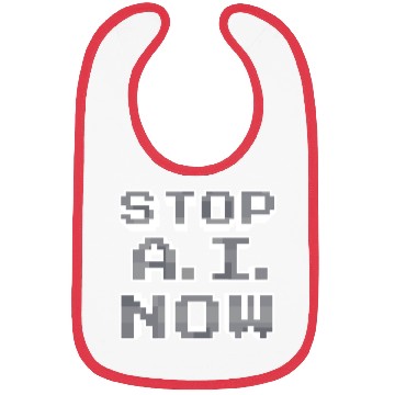 Discover Stop Ai Now Against Ai Bibs