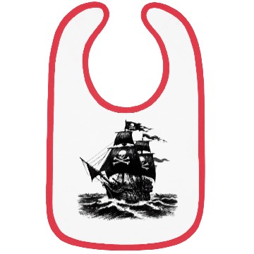 Discover Pirate Boat, Pirates, Captain, Sailing Ship Bibs