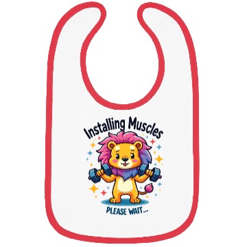 Discover Installing Muscles Lion Löwen Kraftsport Workout Bibs