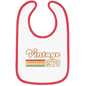 Discover 47th Birthday Gift - Vintage 1978 Bibs