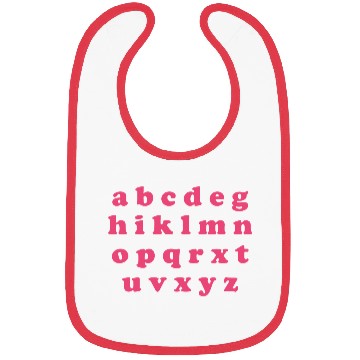 Discover Alphabet Valentine Sublimation Bibs