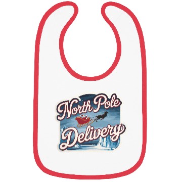 Discover Magical Arctic Night Santa Sleigh North Pole Bibs