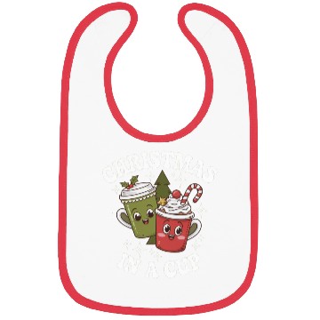 Discover Christmas Cheer in a cup Funny Christmas Bibs