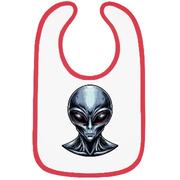 Discover Grey Alien Bibs