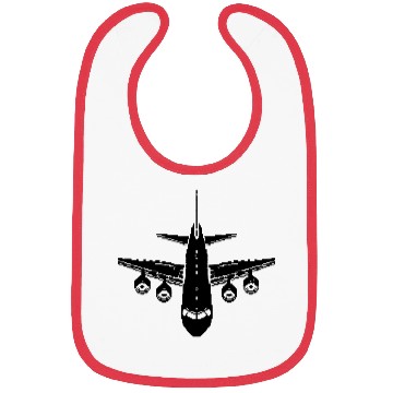 Discover Airplane Pixel Graphic Bibs
