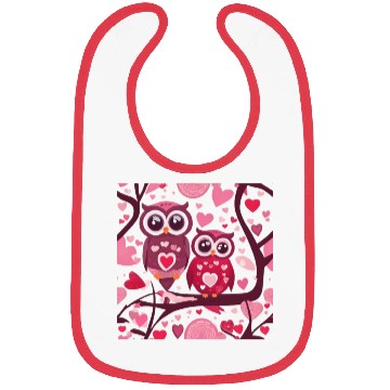 Discover Cute Valentines Owl Bibs