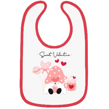 Discover Valentines Day, Valentine Retro Bibs
