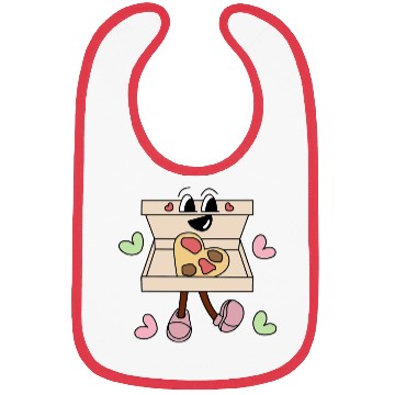 Discover Valentines Day, Valentine Retro Bibs
