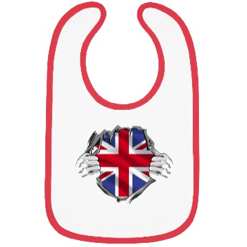 Discover Union Jack Ripped Style UK Pride Bibs