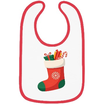 Discover Festive Christmas Stocking Design Bibs