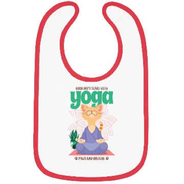 Discover Good Days Start With Yoga Bibs