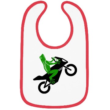 Discover frog moto Bibs