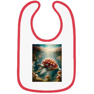 Discover Amanita the Turtle Bibs
