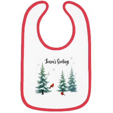 Discover season's greetings Bibs