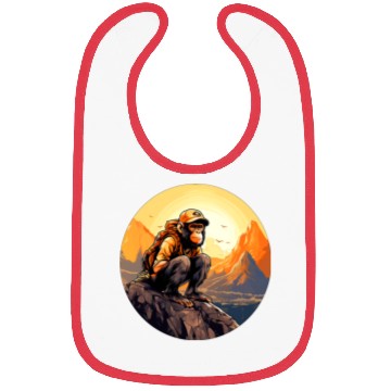 Discover Monkey hiking / mountaineering monkey Bibs