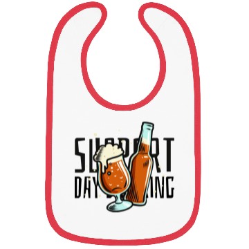 Discover Support Day Drinking Bibs