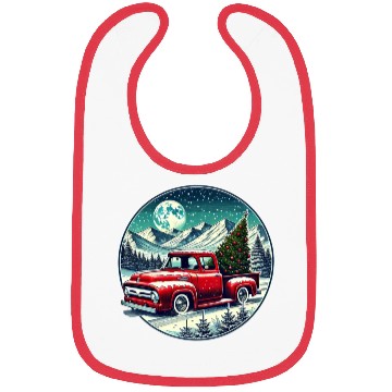 Discover Christmas Truck Adventure Bibs