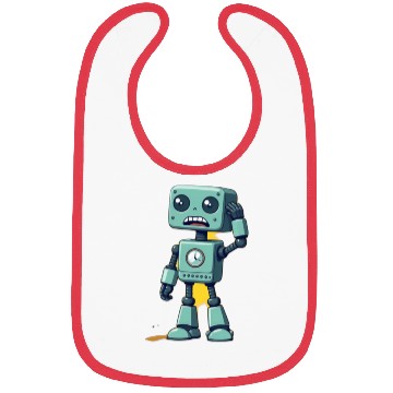 Discover Confused Robot  Bibs