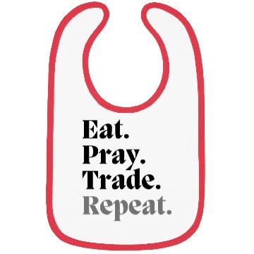 Discover Eat. Pray. Trade. Repeat - Bold Edition Bibs