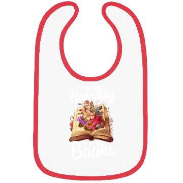 Discover Bookworm Reading Books Design for a Book Lover Bibs