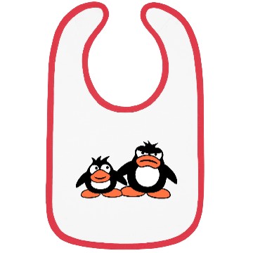 Discover Penguin Two Friends 2 Team Big Brother Angry Crew Bibs
