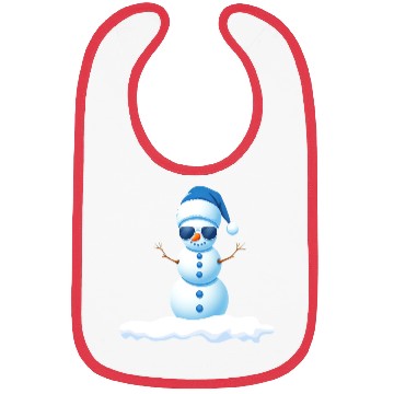 Discover Cute Little Cool Snowman Bibs