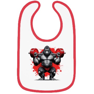 Discover Gorilla Power Lifting Design Bibs