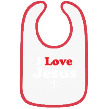 Discover I Love Jesus Christian Christmas Bibs