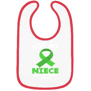 Discover Non-Hodgkin Lymphoma Awareness For My Niece Bibs