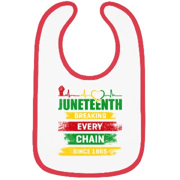 Discover Juneteenth Breaking Every Chain Since 1865 Bibs