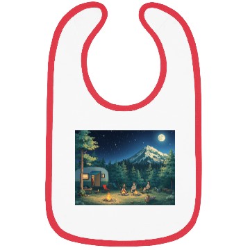 Discover Digital nature bad painting Bibs