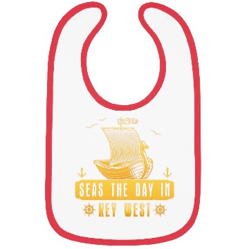 Discover Florida Keys SEAS THE DAY IN KEY-WEST FLORIDA Bibs